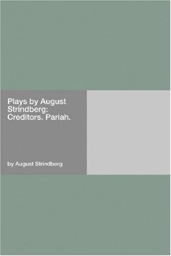 Tapa de Plays by August Strindberg