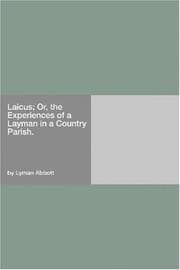 Tapa de Laicus or the Experiences of a Layman in a Country Parish