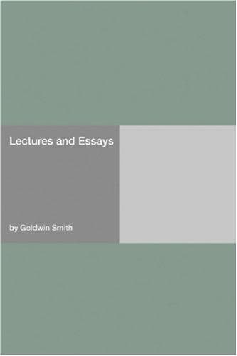 Tapa de Lectures and Essays