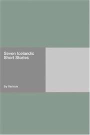 Tapa de Seven Icelandic Short Stories