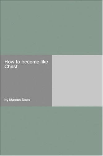 Tapa de How to become like Christ