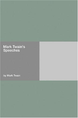 Tapa de Mark Twain's Speeches