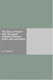 Tapa de The Story of Burnt Njal
