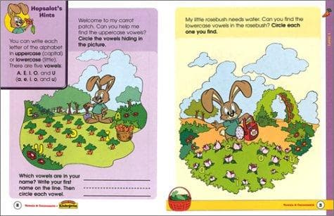 Tapa de JumpStart Kindergarten Sounds & Letters Workbook