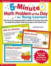 Tapa de 5-Minute Math Problem of the Day for Young Learners