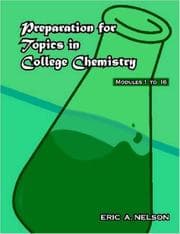 Tapa de Preparation For Topics In College Chemistry