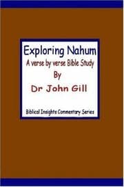 Tapa de Exploring Nahum