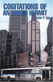 Tapa de Cogitations of an Urban Hermit