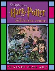Tapa de Scenes from Harry Potter and the Sorcerer's Stone Stained Glass Art (Harry Potter Stained Glass Books)