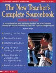 Tapa de The new teacher's complete sourcebook-- middle school