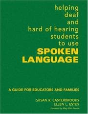 Tapa de Helping deaf and hard of hearing students to use spoken language