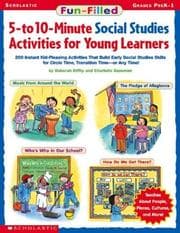 Tapa de Fun-filled 5- to 10-minute social studies activities for young learners