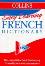 Tapa de Collins easy learning French dictionary