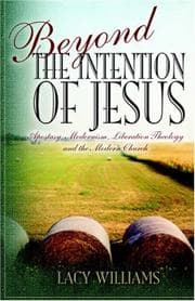 Tapa de Beyond the Intention of Jesus
