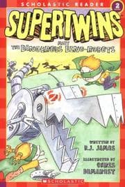 Tapa de Supertwins meet the dangerous dino-robots