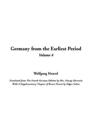 Tapa de Germany from the Earliest Period