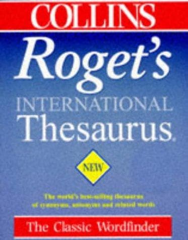 Tapa de Roget's International Thesaurus