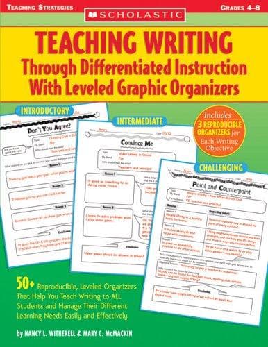 Tapa de Teaching writing through differentiated instruction with leveled graphic organizers