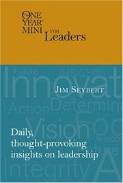 Tapa de The One Year Mini for Leaders