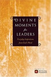 Tapa de Divine moments for leaders