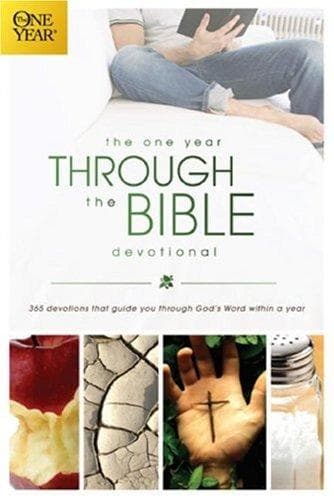 Tapa de The One Year Through the Bible Devotional