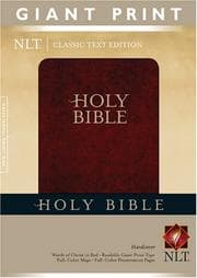 Tapa de Holy Bible, Giant Print NLT (Holy Bible: Nltse)