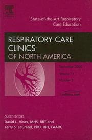 Tapa de State-of-the-Art Respiratory Care Education