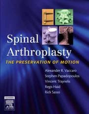 Tapa de Spinal Arthroplasty with DVD