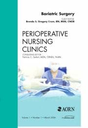 Tapa de Bariatric Surgery, An Issue of Perioperative Nursing Clinics (The Clinics: Nursing)