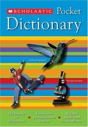Tapa de Scholastic Pocket Dictionary