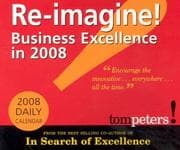 Tapa de Re-Imagine! Business Excellence in 2008 Daily Boxed Calendar