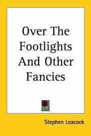 Tapa de Over the footlights and other fancies