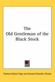 Tapa de The Old Gentleman of the Black Stock