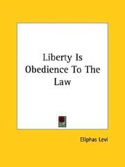Tapa de Liberty Is Obedience to the Law