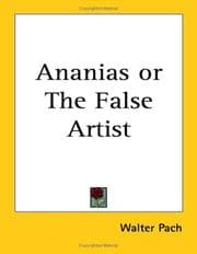 Tapa de Ananias or the False Artist