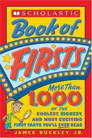 Tapa de Scholastic book of firsts
