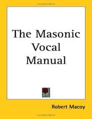 Tapa de The Masonic Vocal Manual
