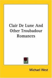 Tapa de Clair De Lune And Other Troubadour Romances
