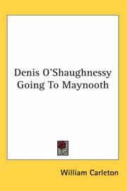 Tapa de Denis O'Shaughnessy Going To Maynooth