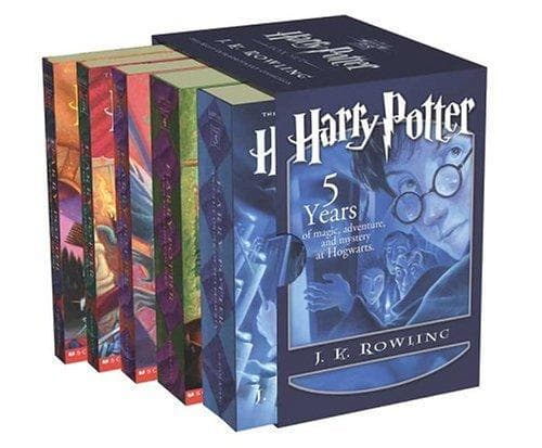 Tapa de Harry Potter Paperback Boxed Set (Books 1-5)