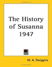 Tapa de The History of Susanna 1947