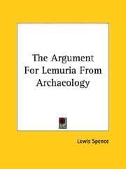 Tapa de The Argument for Lemuria from Archaeology
