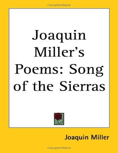 Tapa de Joaquin Miller's poems