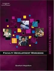 Tapa de Faculty development workbook