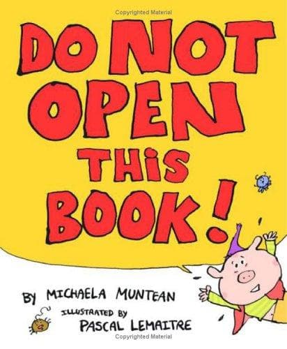 Tapa de Do not open this book