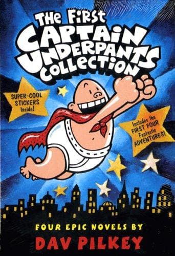 Tapa de Captain Underpants Boxed Set (#1-4) (Captain Underpants)