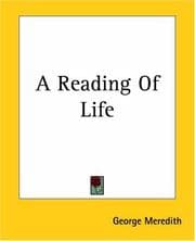 Tapa de A Reading Of Life