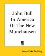 Tapa de John Bull In America Or The New Munchausen