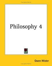 Tapa de Philosophy 4