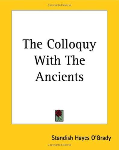 Tapa de The Colloquy With The Ancients